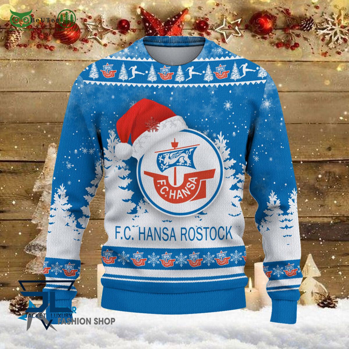Hansa Rostock Bundesliga Germany League Ugly Sweater