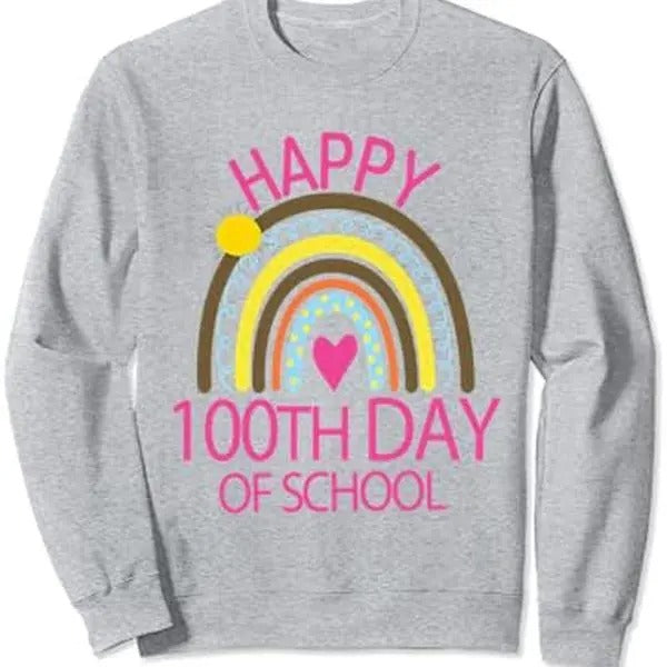 happy 100th day of school teacher ocean Sweatshirt T-Shirts, Hoodie | RetroVerseTees.com