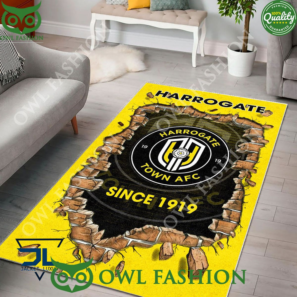 Harrogate Town AFC 1853 League Two Living Room Rug Carpet