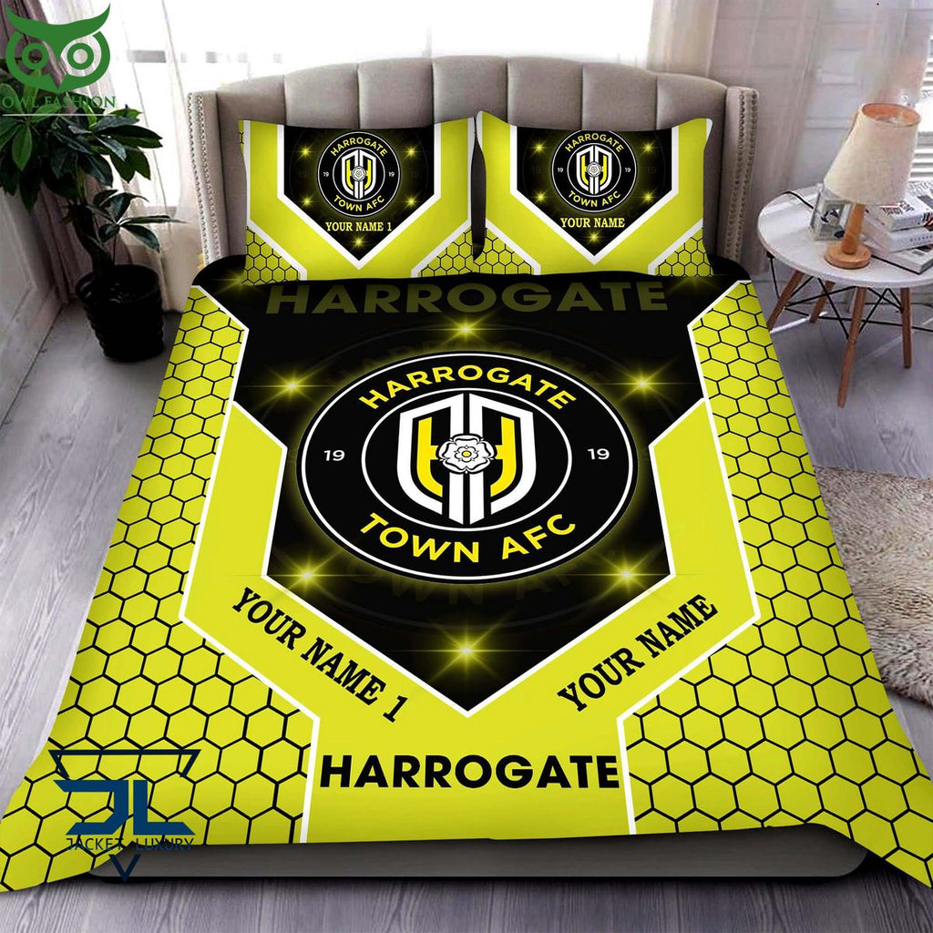 Harrogate Town AFC Personalized EFL Bedding Set