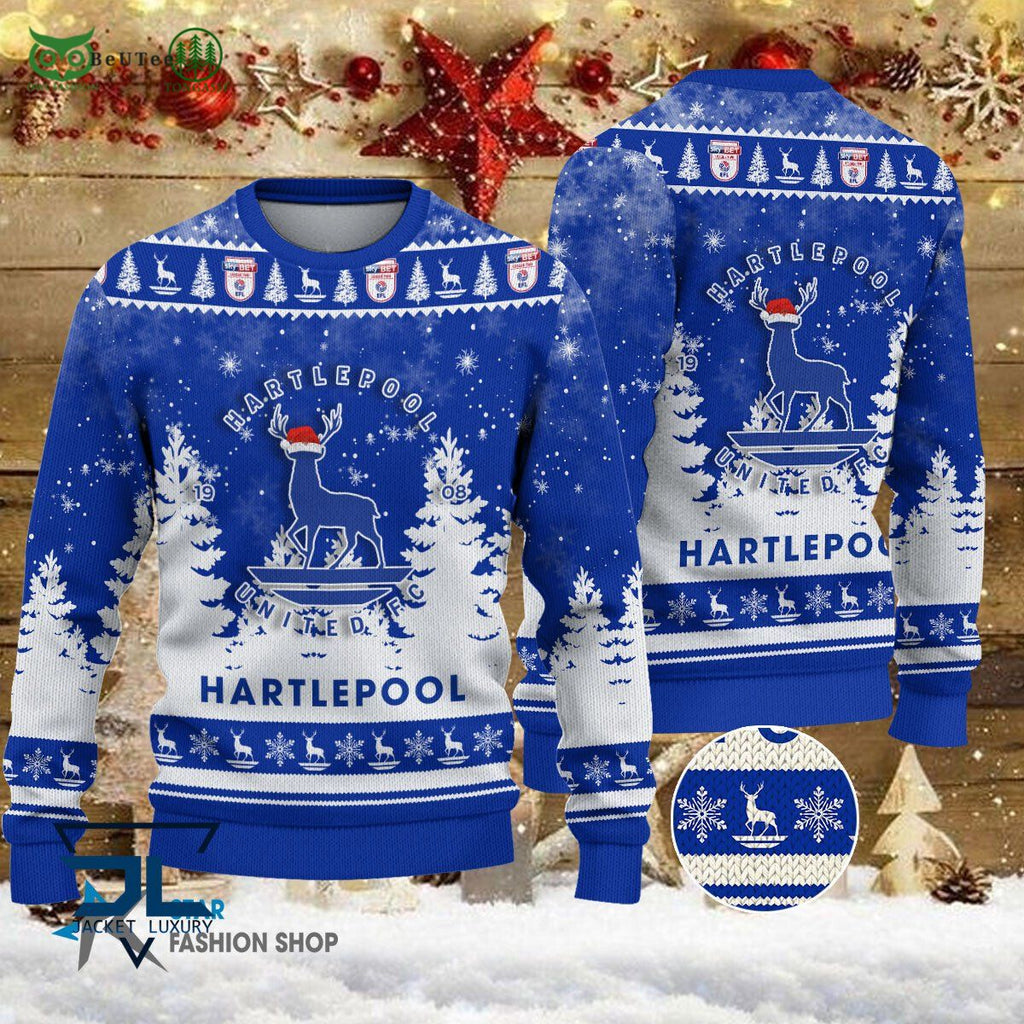 Hartlepool United EFL English Football League Premium Ugly Sweater
