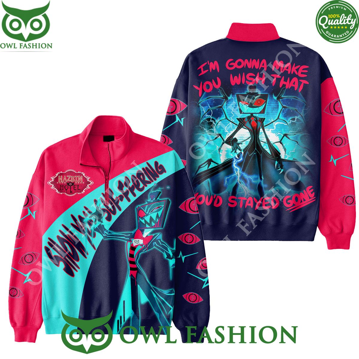 Hazbin Hotel Angel Dust No Babe Jokes Are Funny hawaiian shirt