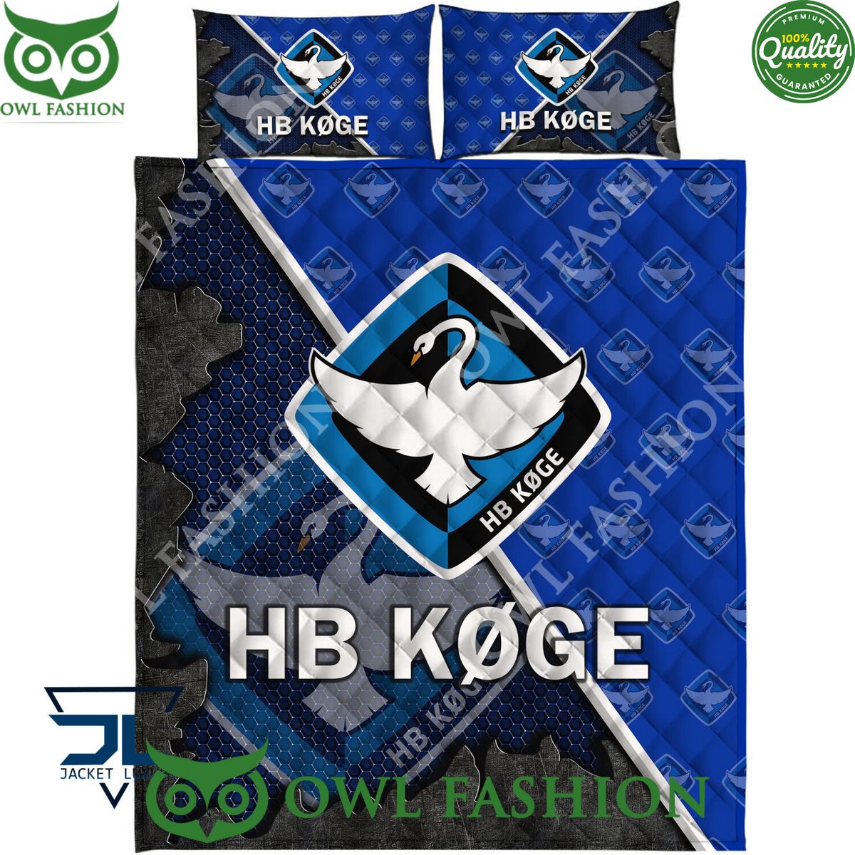 HB Koge Superliga Quilt Broken Bedding Set