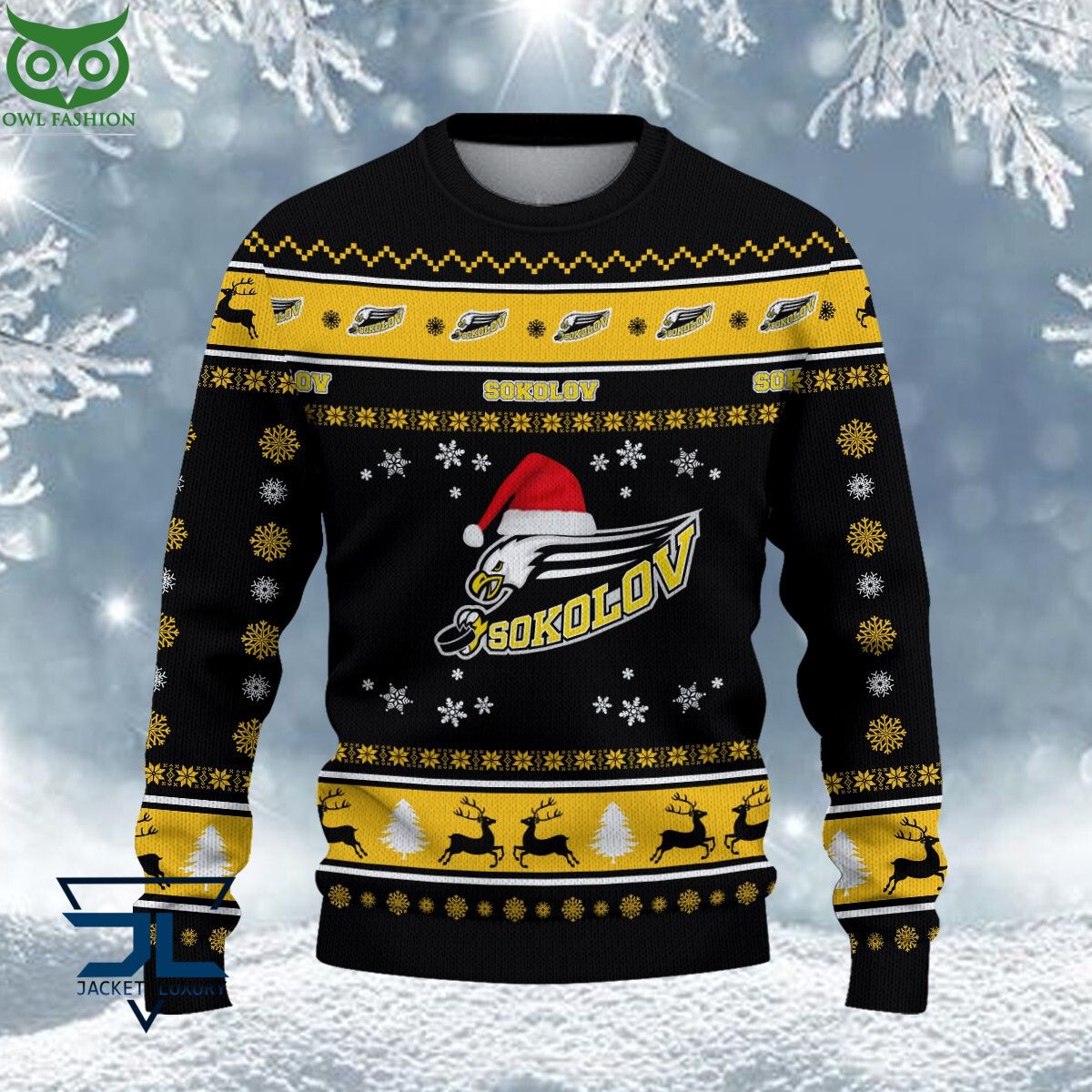 HC Baník Sokolov Czech Extraliga Ugly Sweater