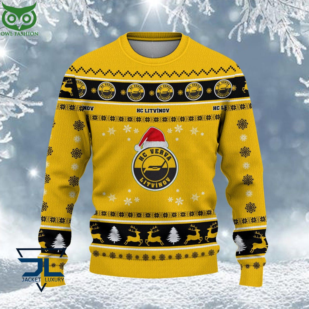 HC Litvínov Czech Extraliga Ugly Sweater