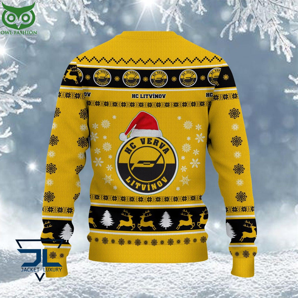 HC Litvínov Czech Extraliga Ugly Sweater