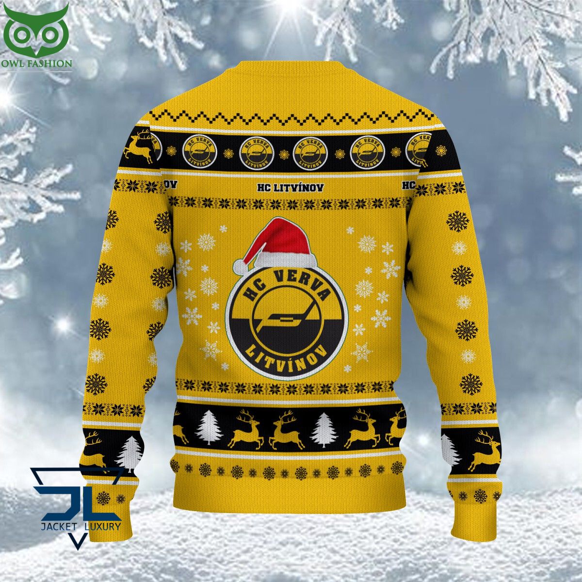 HC Litvínov Czech Extraliga Ugly Sweater