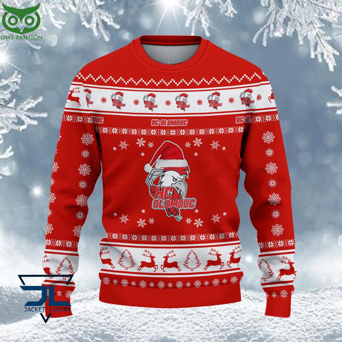 HC Olomouc Czech Extraliga Ugly Sweater