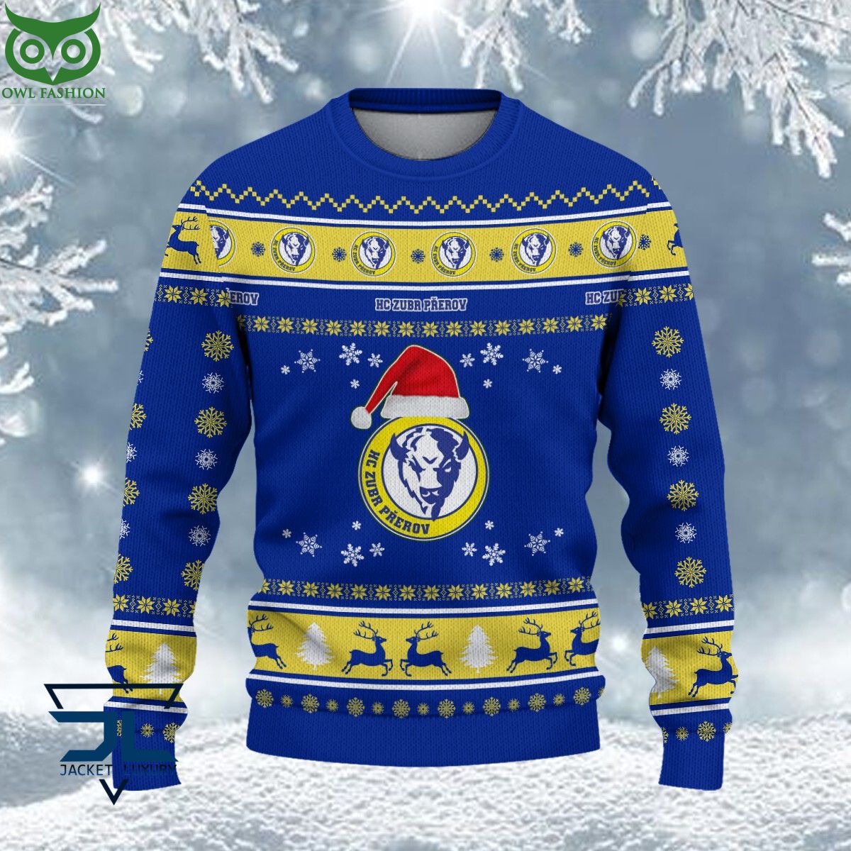 HC ZUBR Prerov Czech Extraliga Ugly Sweater