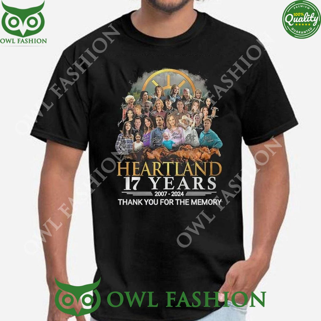 Heartland 17 Years 2007-2024 Memories Limited Hoodie Shirt
