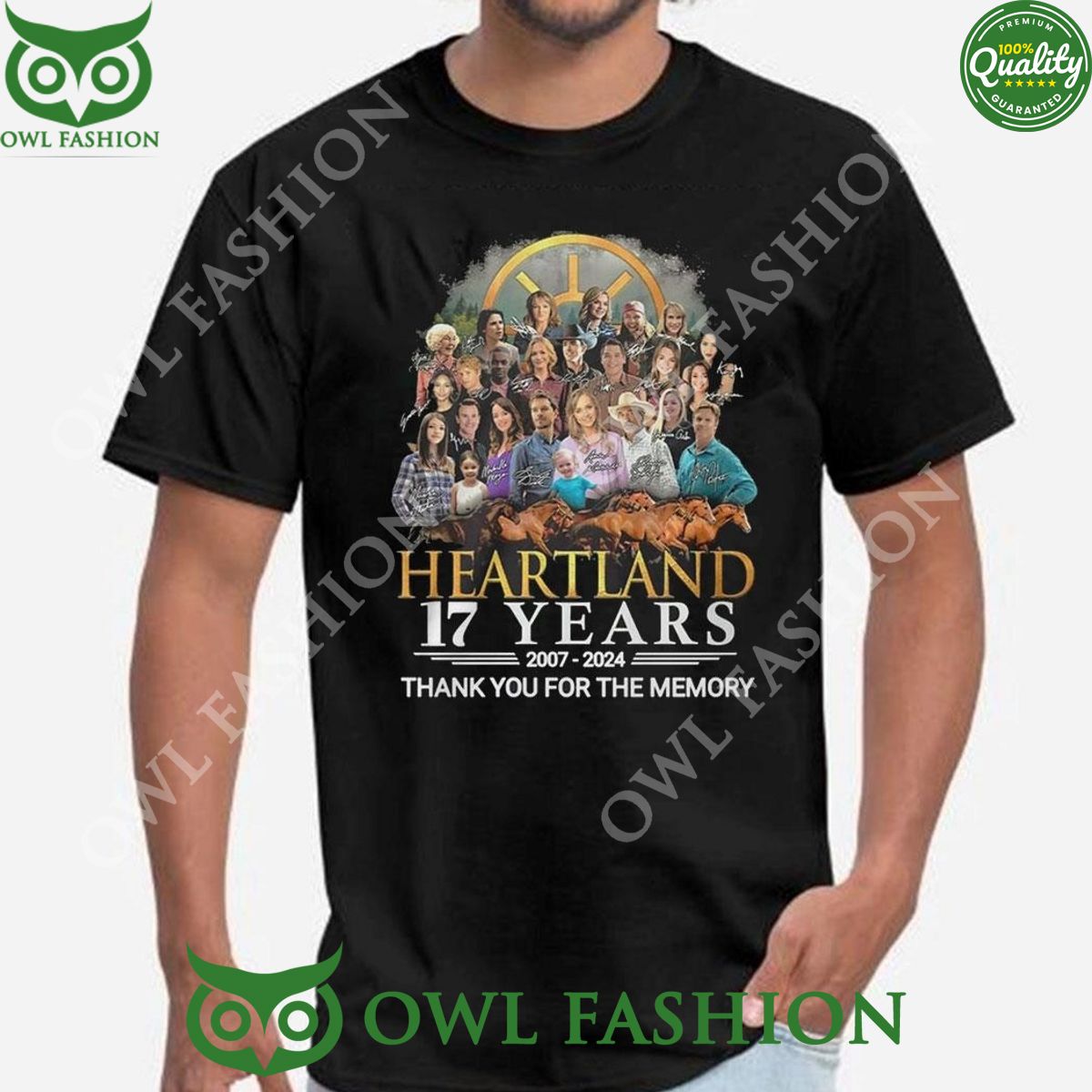 Heartland 17 Years 2007-2024 Memories Limited Hoodie Shirt