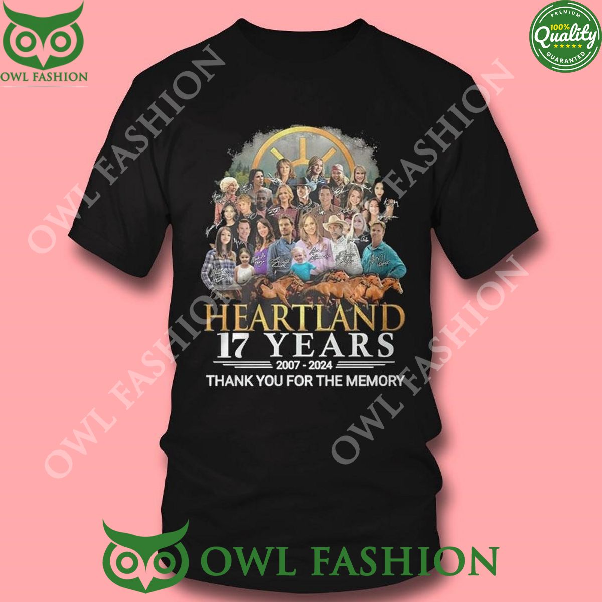 Heartland 17 Years 2007-2024 Memories Limited Hoodie Shirt