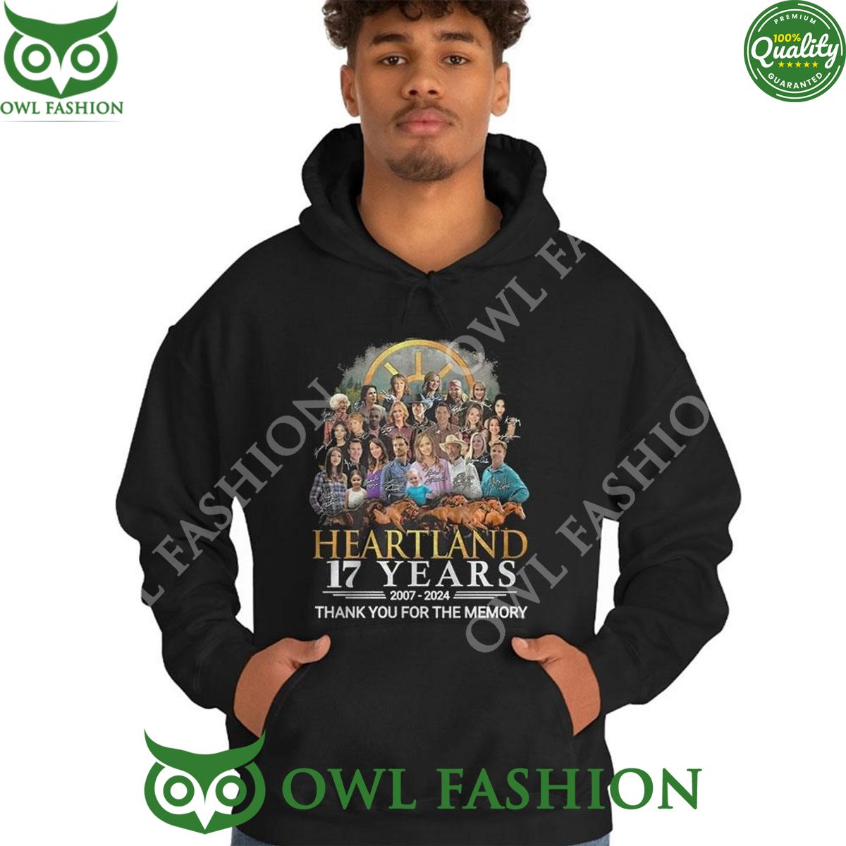 Heartland 17 Years 2007-2024 Memories Limited Hoodie Shirt