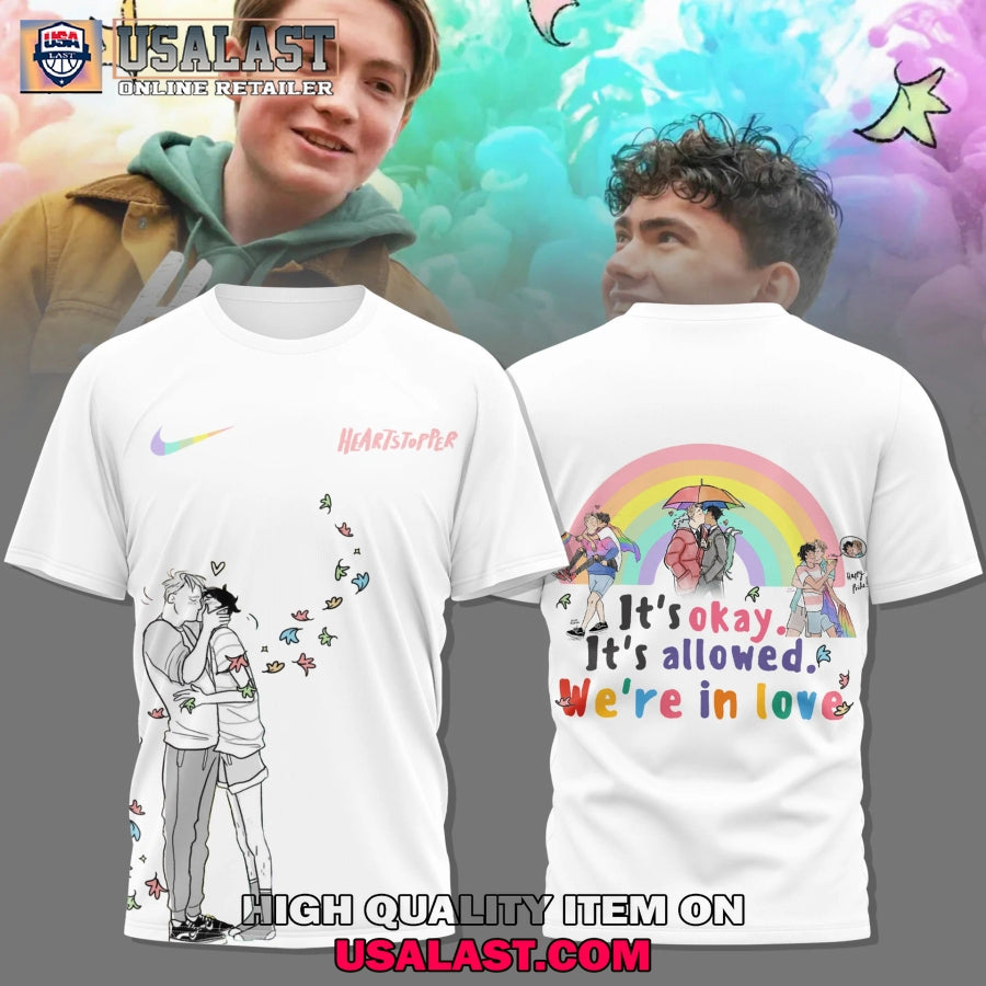 Heartstopper TV Series We’re In Love 3D Shirt