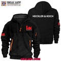 Heckler & Koch Gun Brand Heavy Zip Hoodie