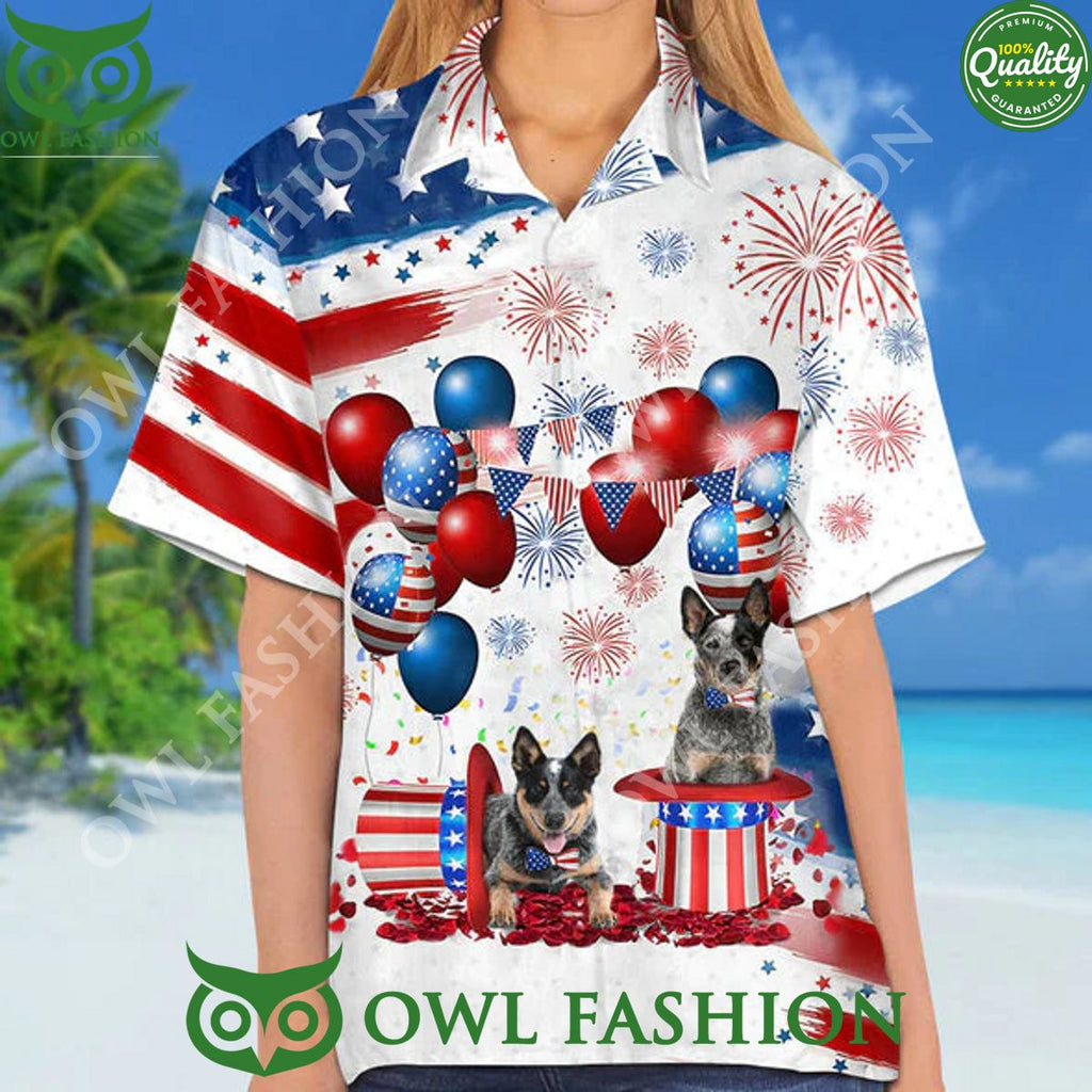 Heeler Independence Day Trendy Hawaiian Shirt 4Th Of July Limited