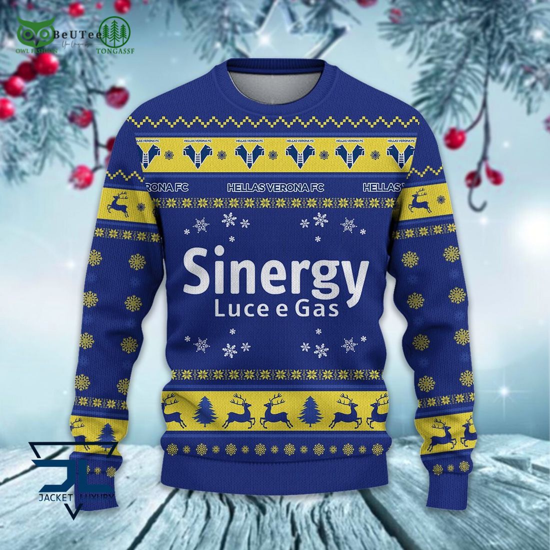 Hellas Verona FC Football Lega Serie A Ugly Sweater
