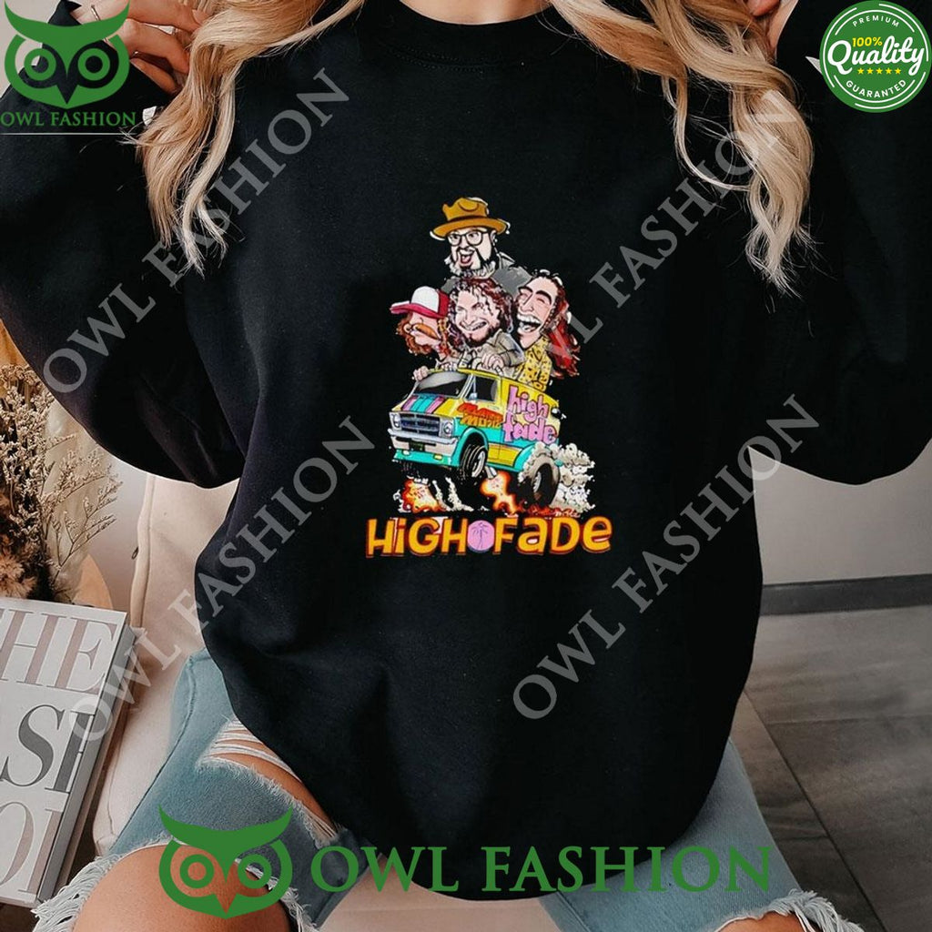High Fade Uk Tour 2024 Rock Band Hoodie Tshirt