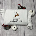 Merry Christmas raindeer  embroidered sweatshirt; Christmas sweatshirts; women Christmas gifts; casual gifts for her/him...