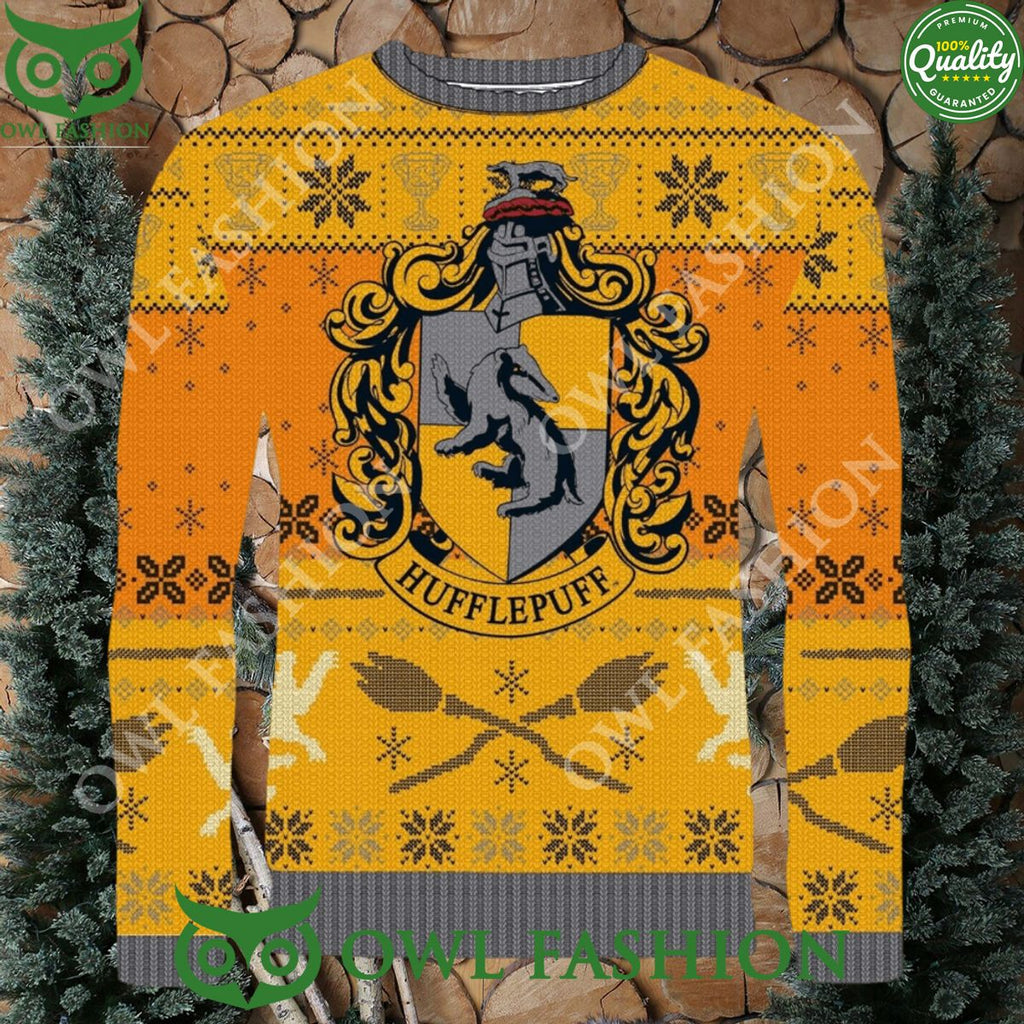 Ho Ho Hufflepuff Ugly Christmas Sweater Jumper