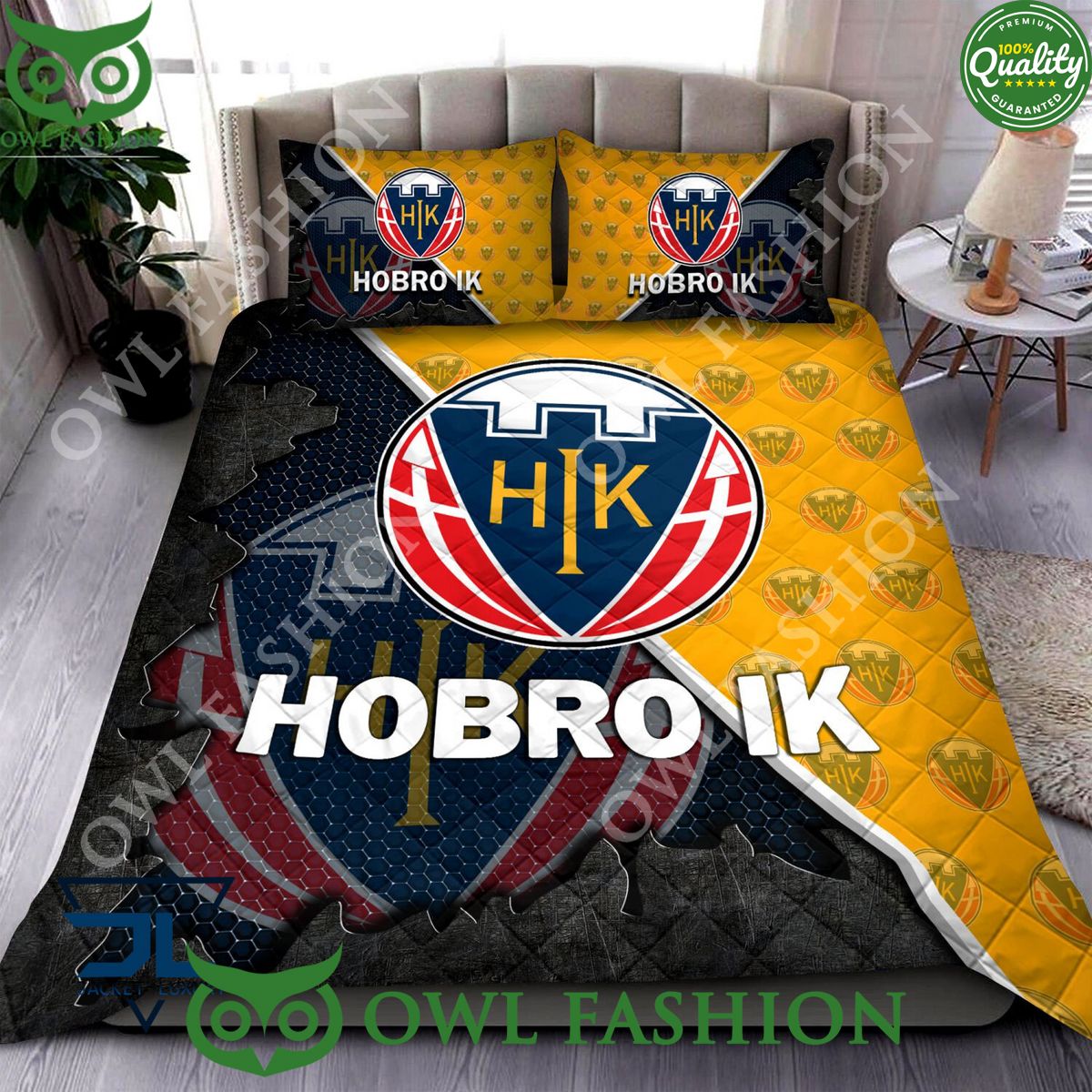 Hobro IK Superliga Quilt Broken Bedding Set