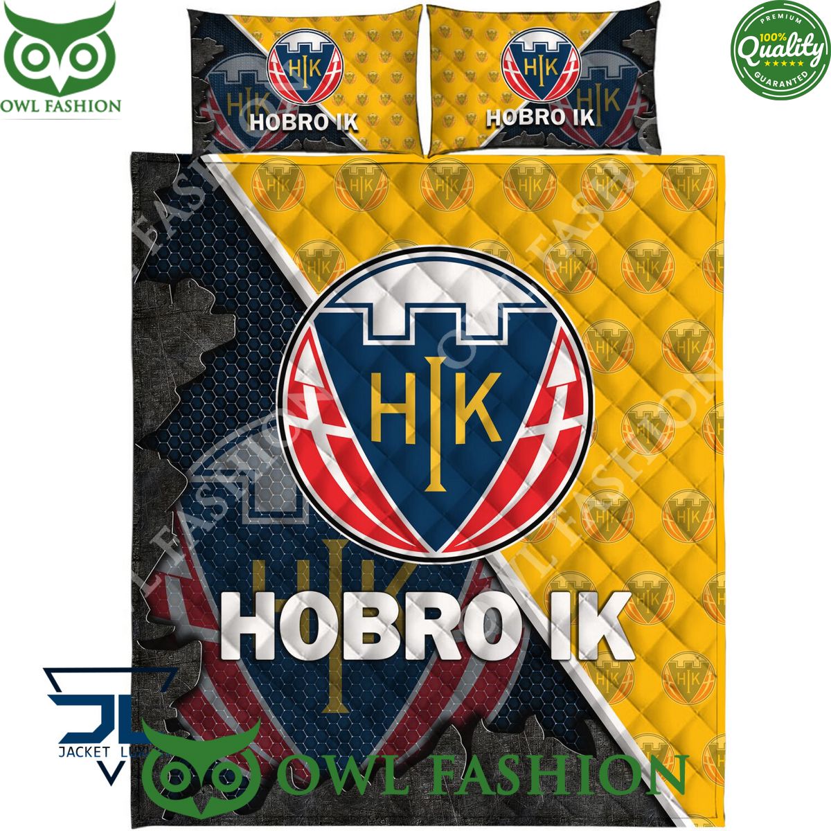 Hobro IK Superliga Quilt Broken Bedding Set