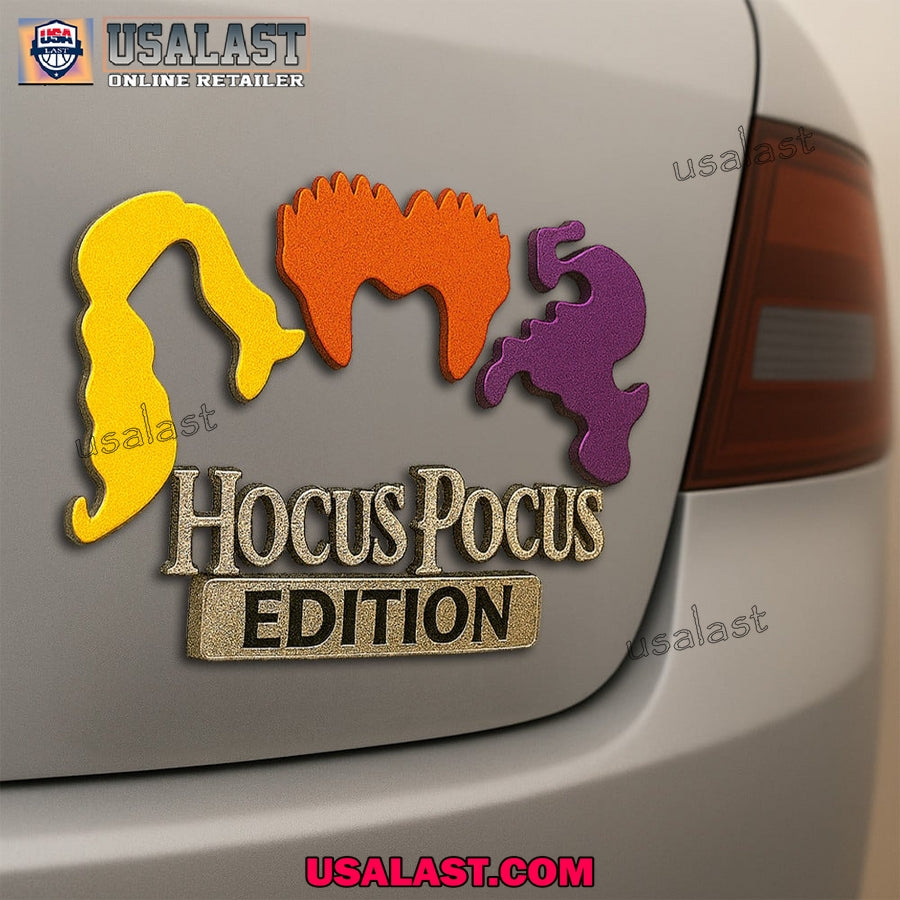 Hocus Pocus Edition Custom 3D Car Badge Sticker