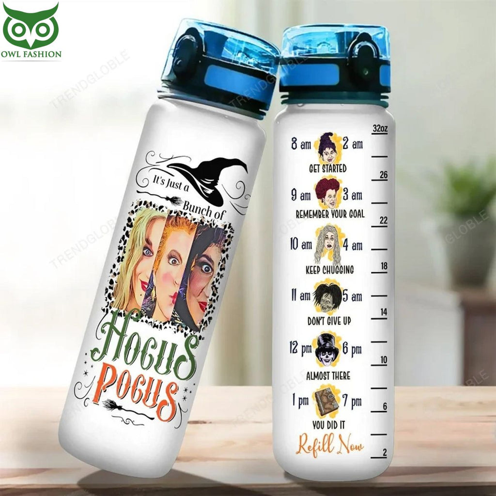 Hocus Pocus White Water Tracker Bottle