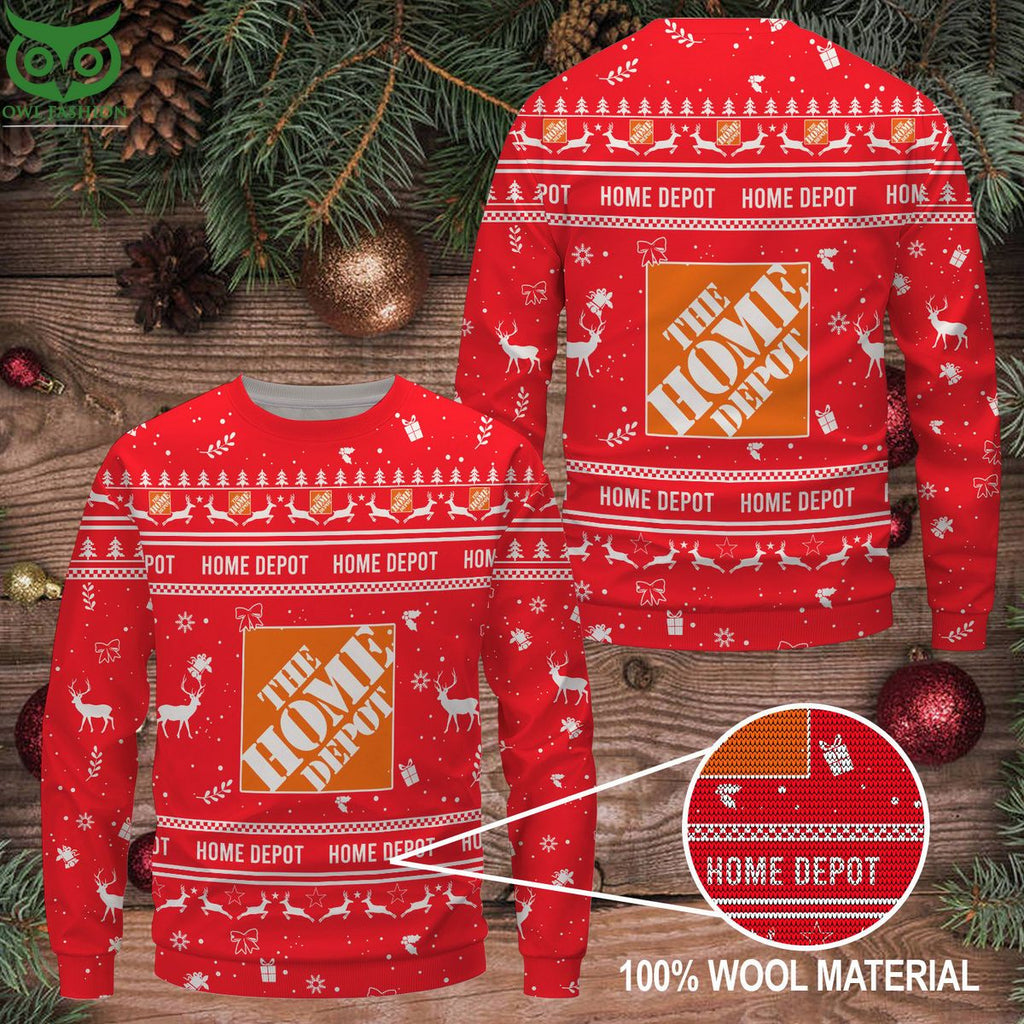 Home Depot Premium Ugly Christmas Sweater