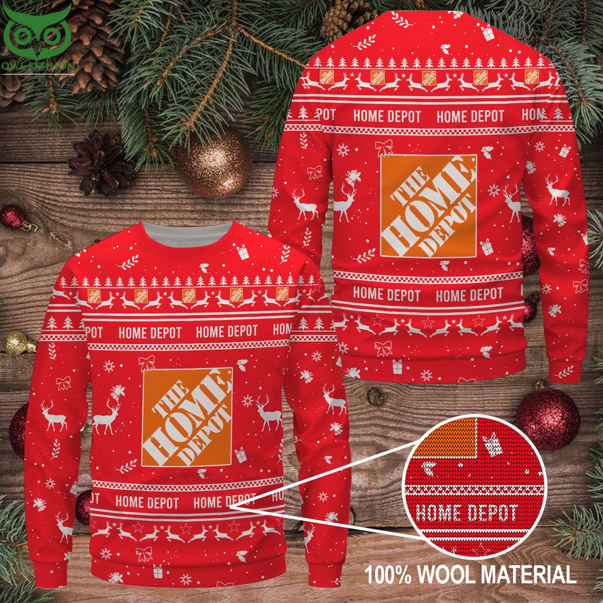 Home Depot Premium Ugly Christmas Sweater
