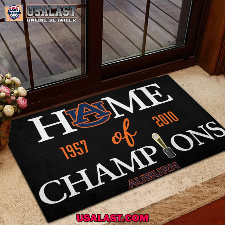 Home of Champions Auburn Tigers Doormat