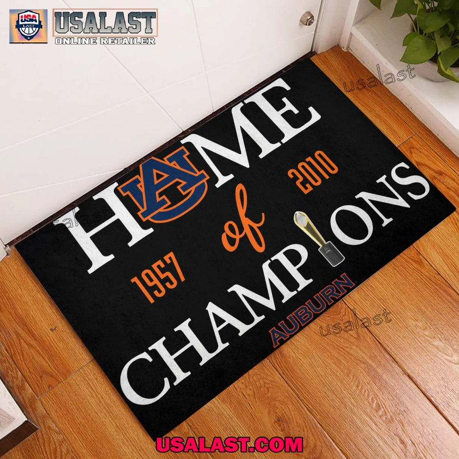 Home of Champions Auburn Tigers Doormat