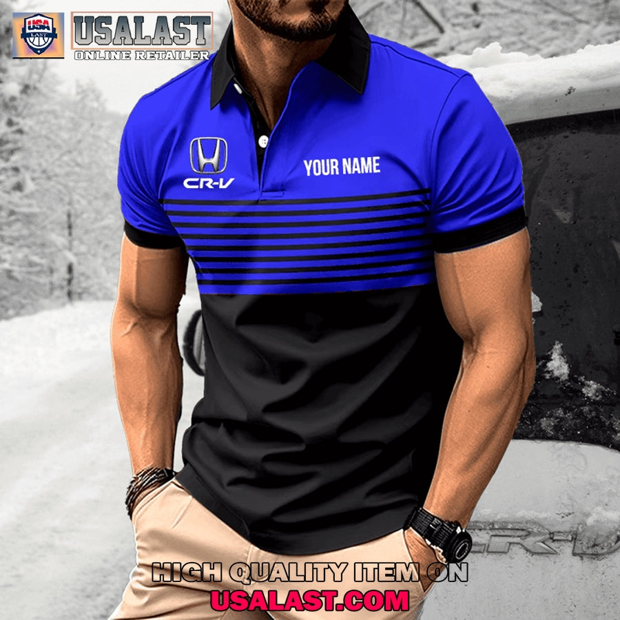 Honda CR-V Custom Name Men Polo Shirt