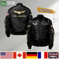 Honda Gold Custom Flag 3D Bomber Jacket