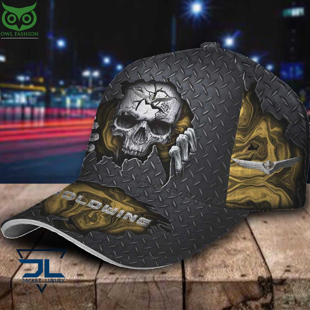 Honda Gold Wing Car Skull Metal New Classic Cap
