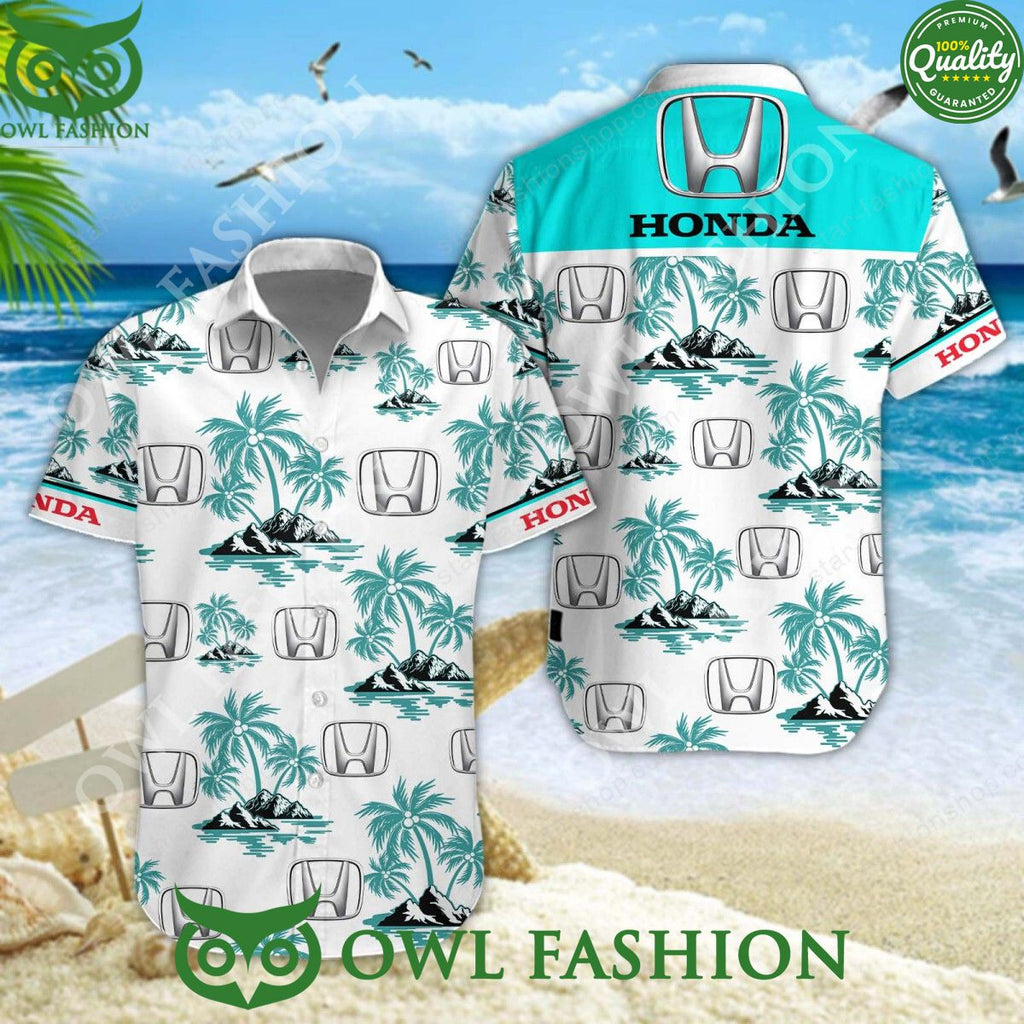 Honda Japanese Automobile Brand Hawaiian Shirt and Short