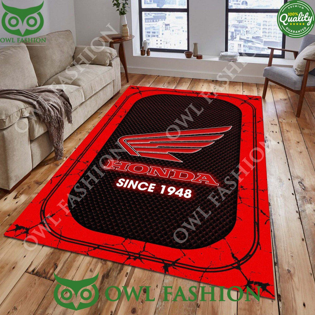 Honda Motorcycle 1948 brand Logo Custom Color Rug Carpet