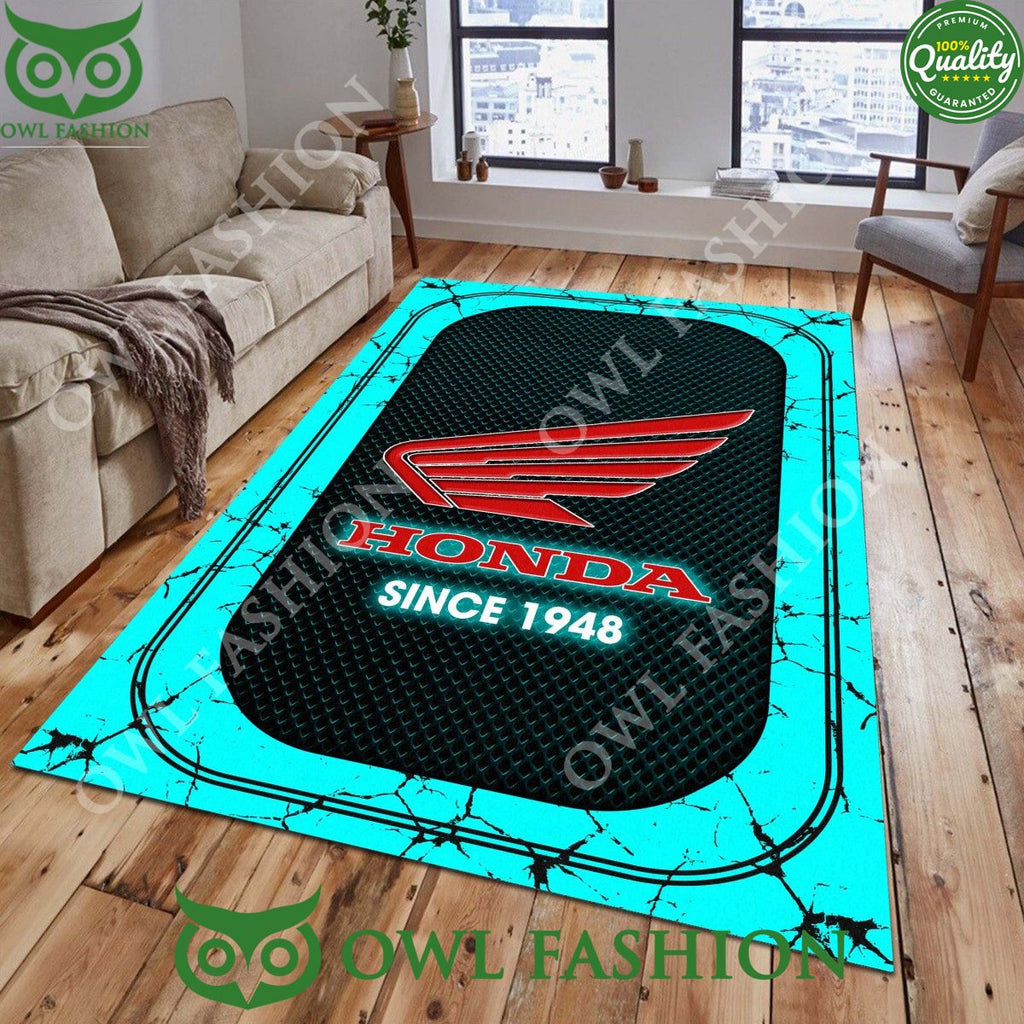 Honda Motorcycle 1948 brand Logo Custom Color Rug Carpet