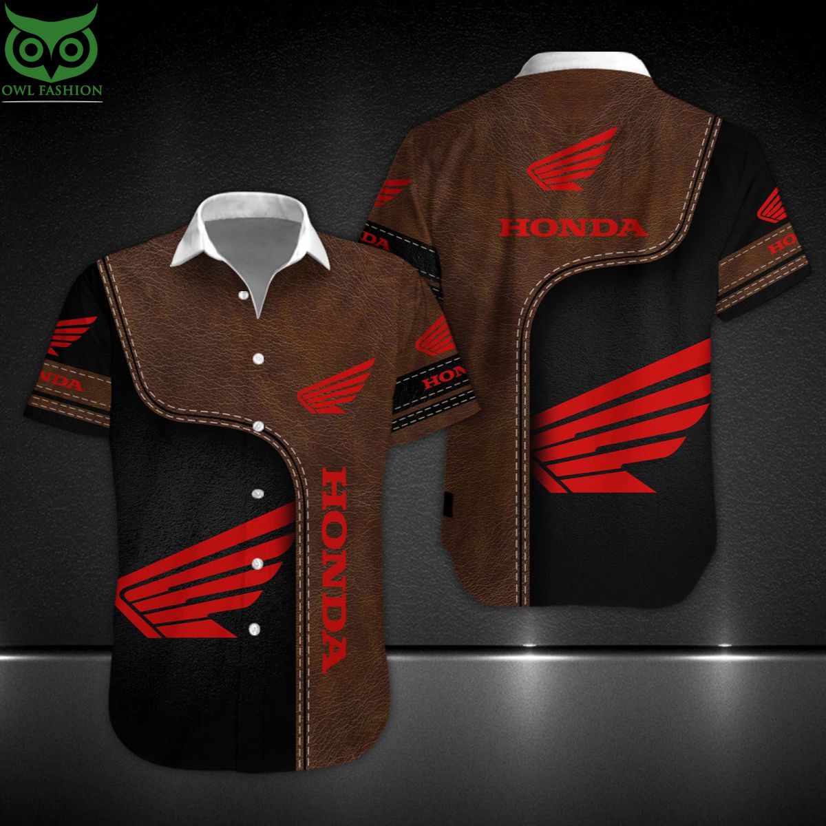Honda Motorcycle Motorcycle Brand Custom Hawaiian Shirt Short
