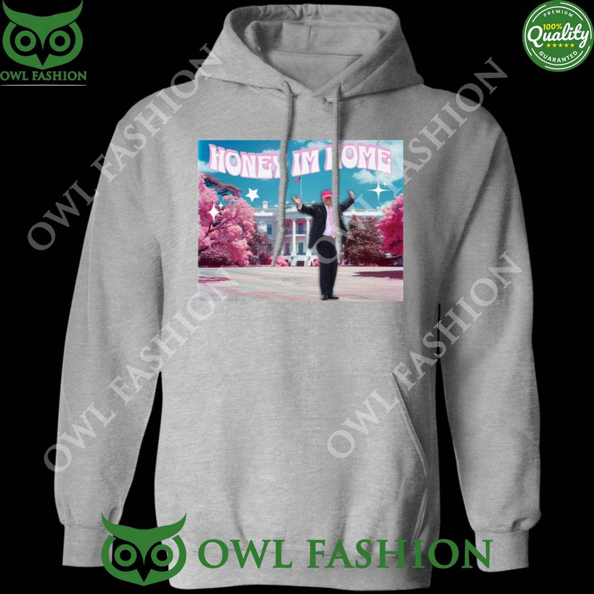 Honey I’m Home Trump White House Dark Shirt Hoodie