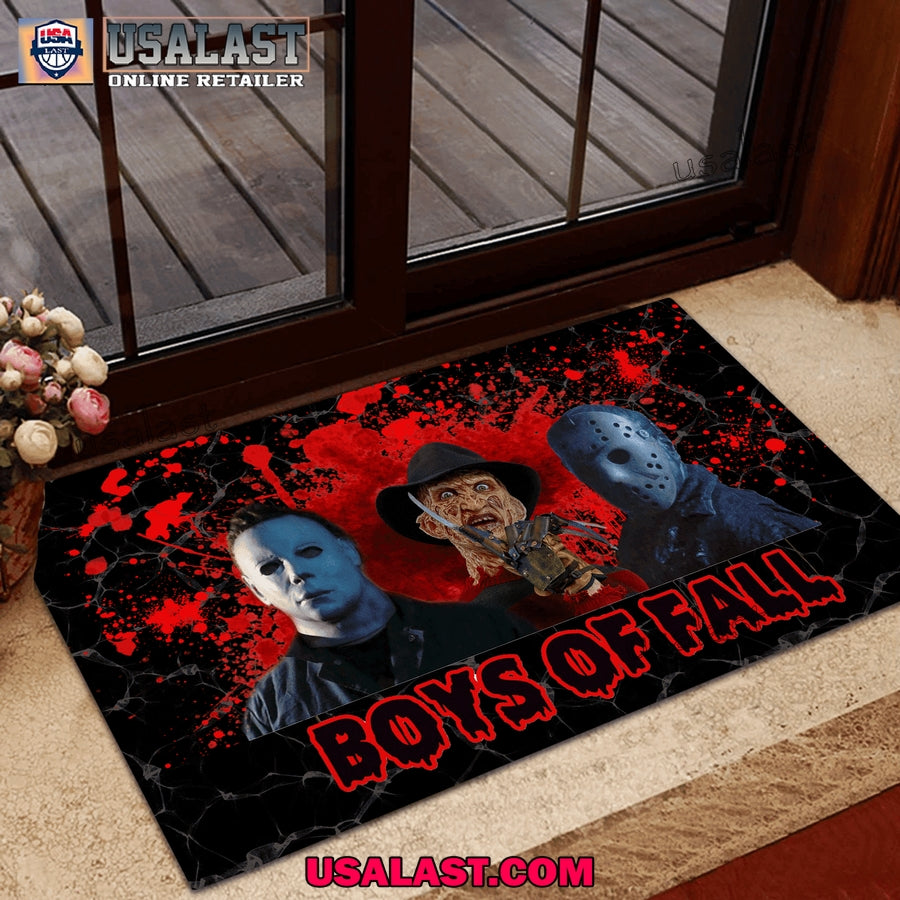 Horror Killer Boys Of Fall Halloween Doormat