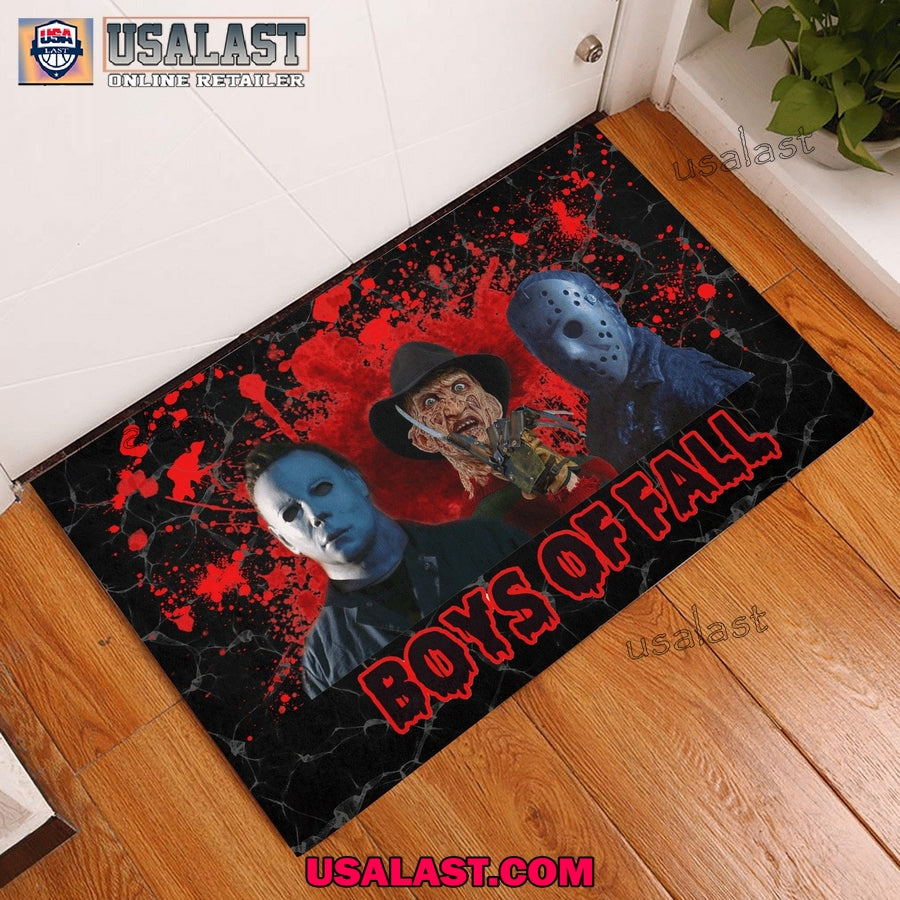 Horror Killer Boys Of Fall Halloween Doormat