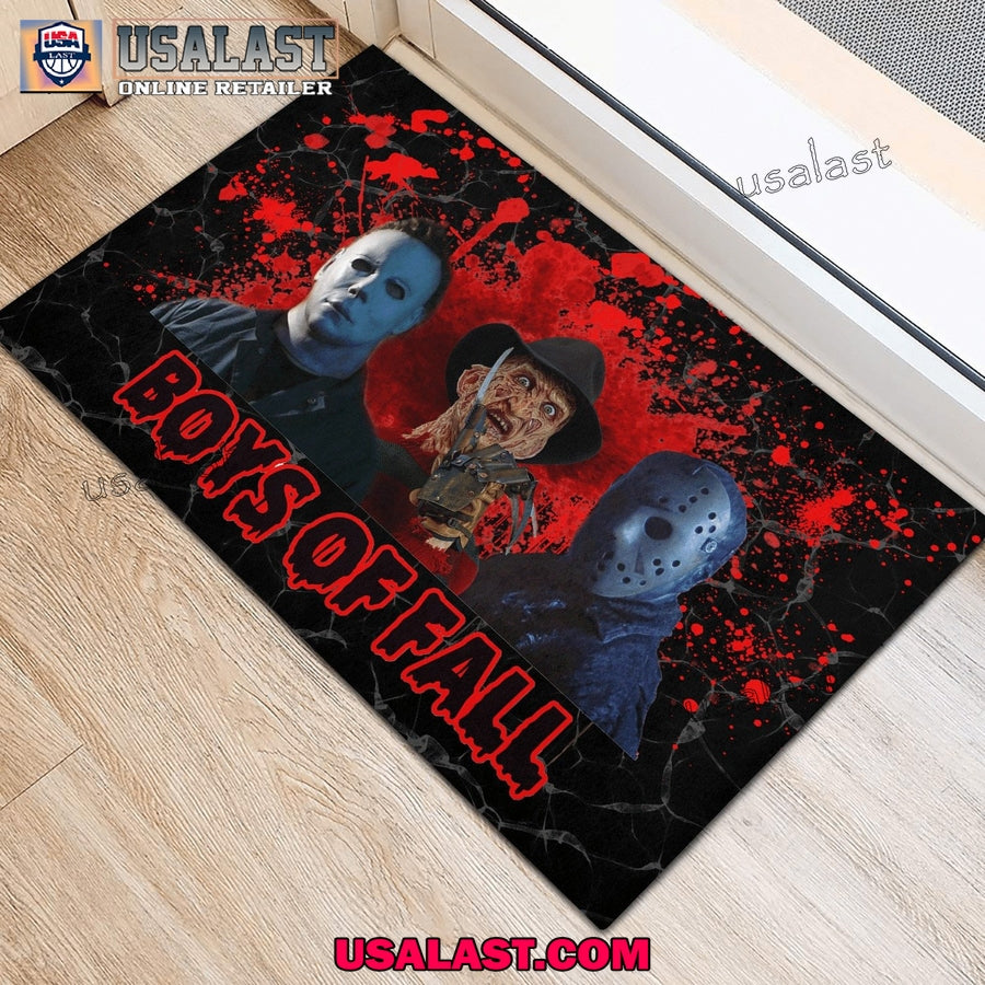 Horror Killer Boys Of Fall Halloween Doormat