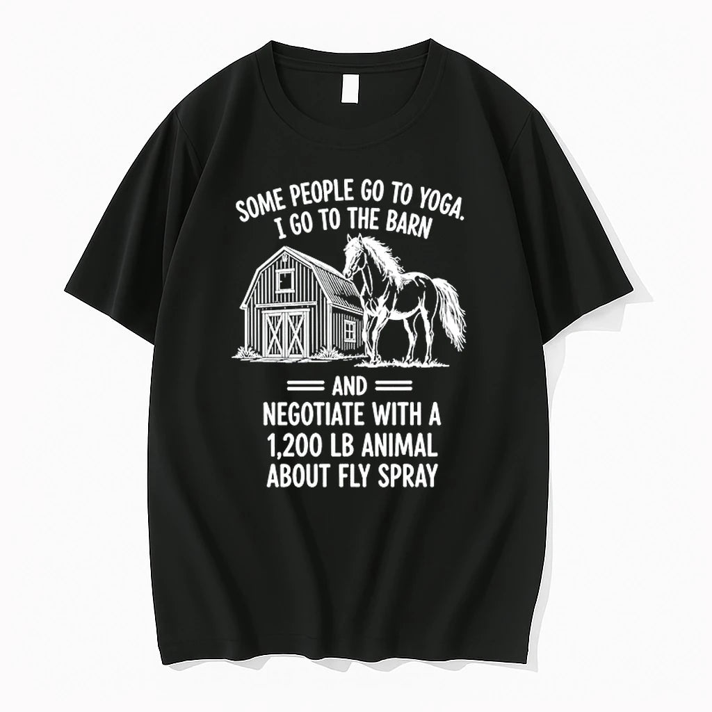 Horse Some People Go To Yoga I Go The Barn 0 Tshirts Sweater
