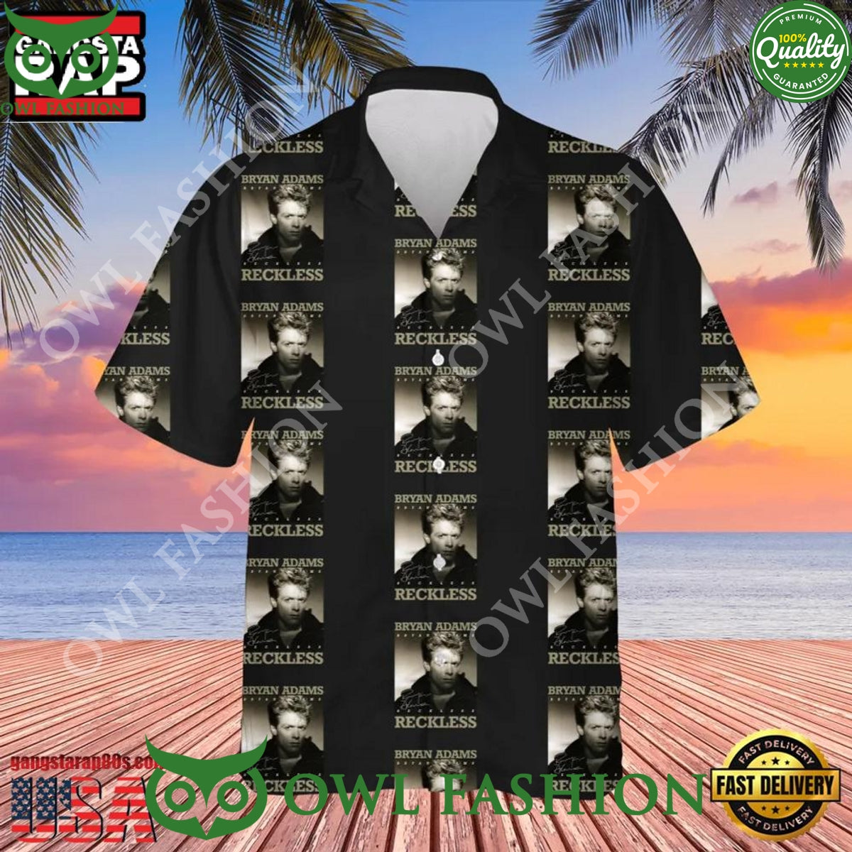 Bryan Adams Music Lover Hawaiian Shirt