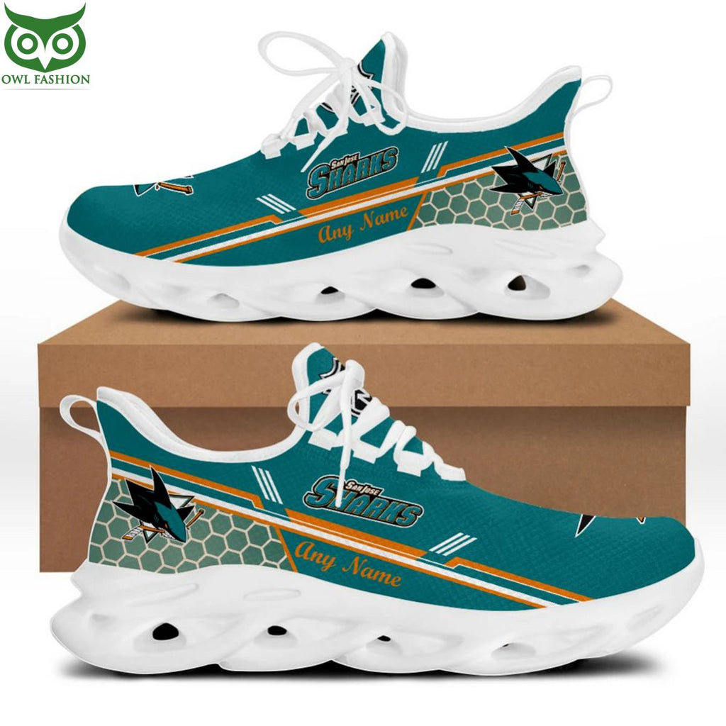 NHL San Jose Sharks Special Max Soul Shoes Design