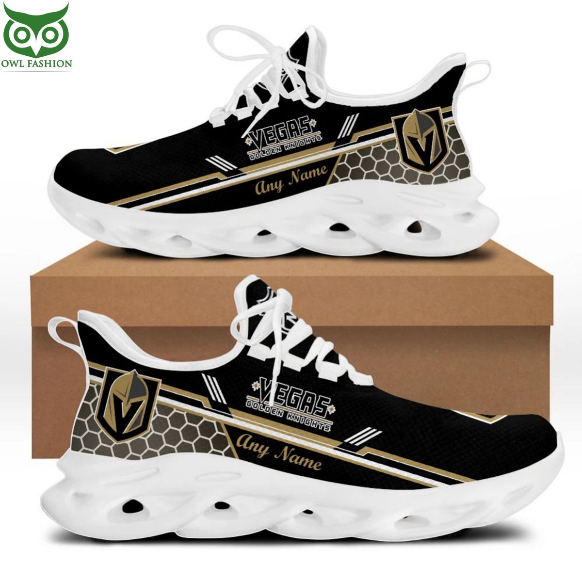 NHL Vegas Golden Knights Special Max Soul Shoes Design
