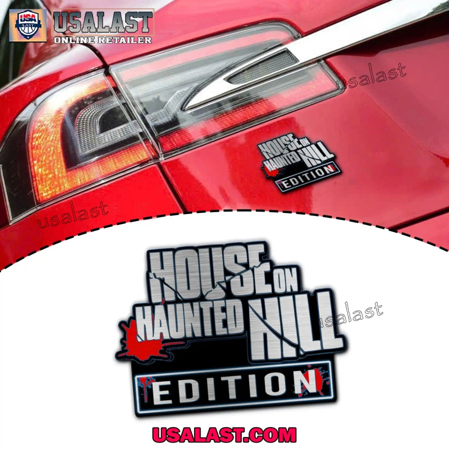 House on Haunted Hill Film Custom 3D Car Badge Sticker