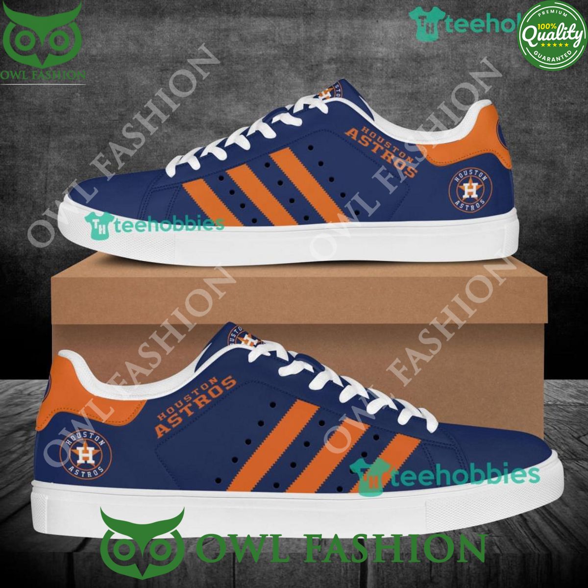 Houston Astros Baseball Navy Stan smith shoes