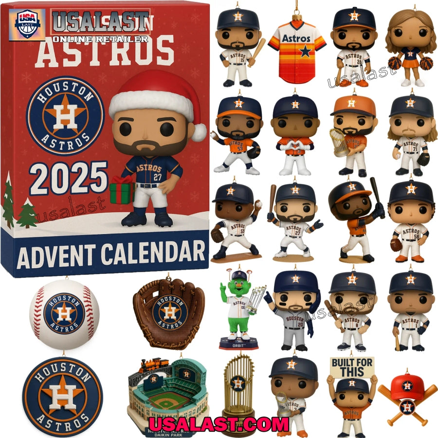 Houston Astros Christmas Advent Calendar 2025